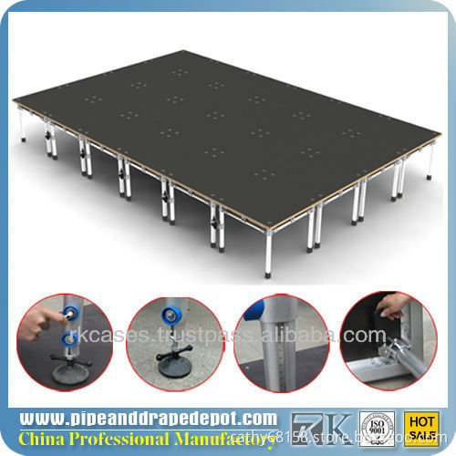 Adjustable height wedding mobile stage -- Cost-effective